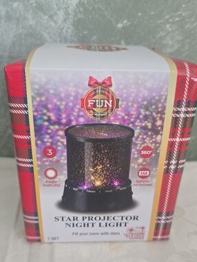 Star Projector Night Light, Fill Your Room With Stars, LED Lights New